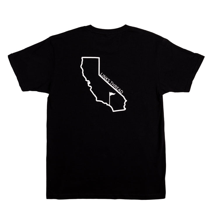 California State Flagstick T-Shirt - Black