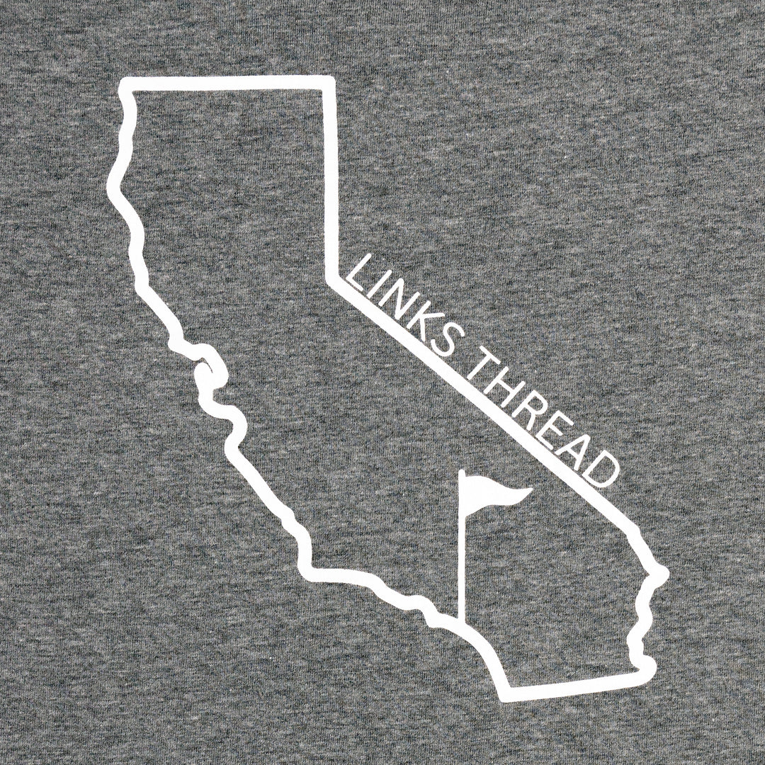 California State Flagstick T-Shirt - Dark Grey