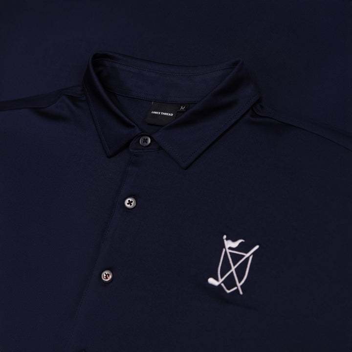 90740 Solid Polo - Navy