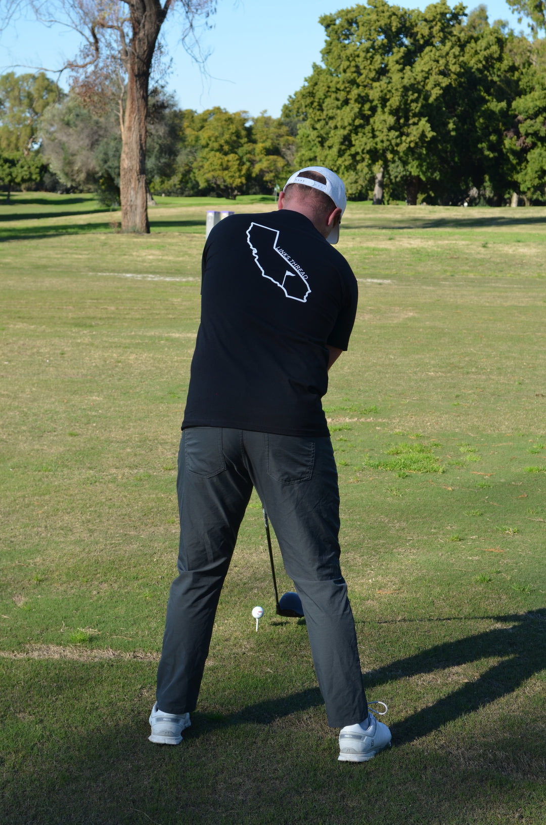 California State Flagstick T-Shirt - Black