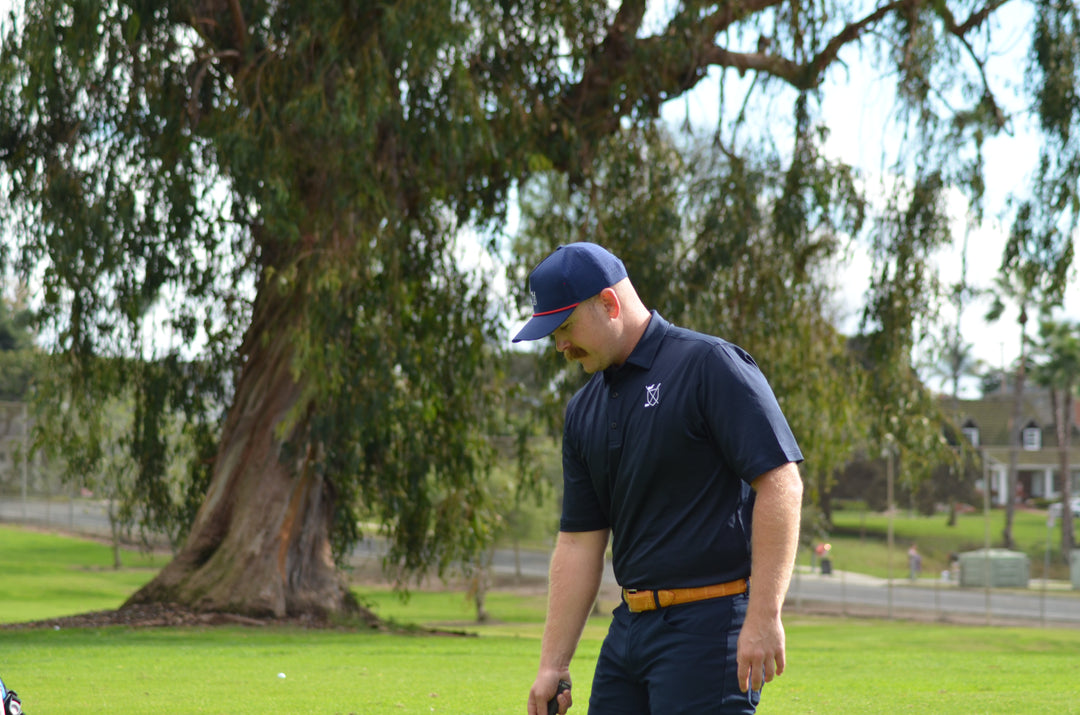 90740 Solid Polo - Navy